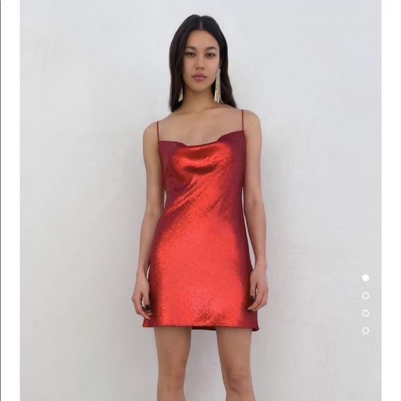 New with tags, beautiful dress ZARA SEQUIN DRESS - Picture 7 of 17